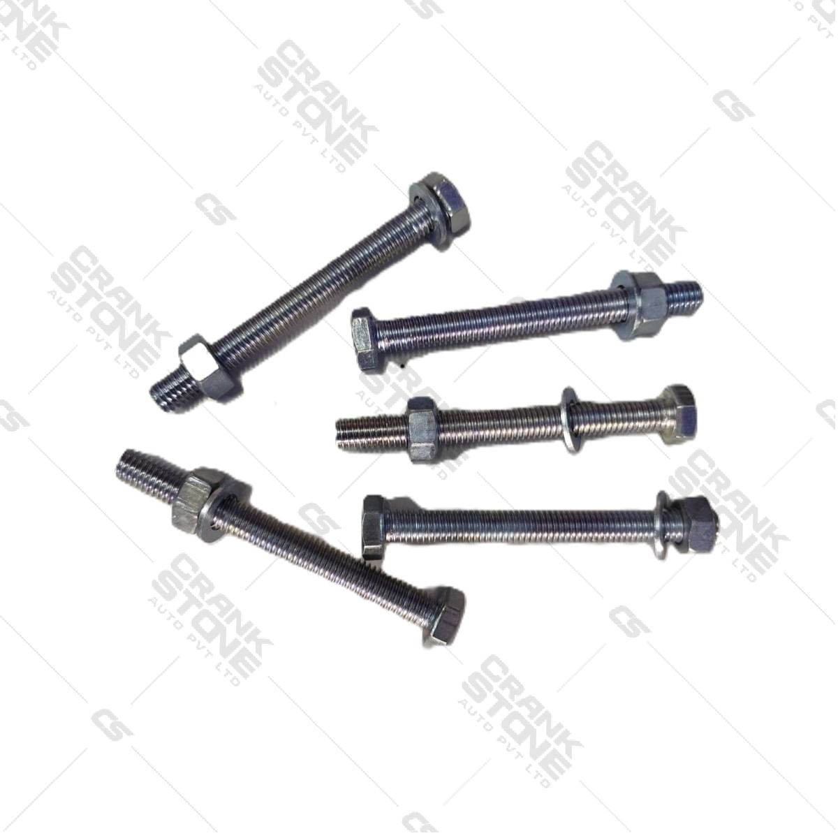 NUT BOLT WITH WASHERS NO 14 X 75 - APL 2071 - B1-7-9-D