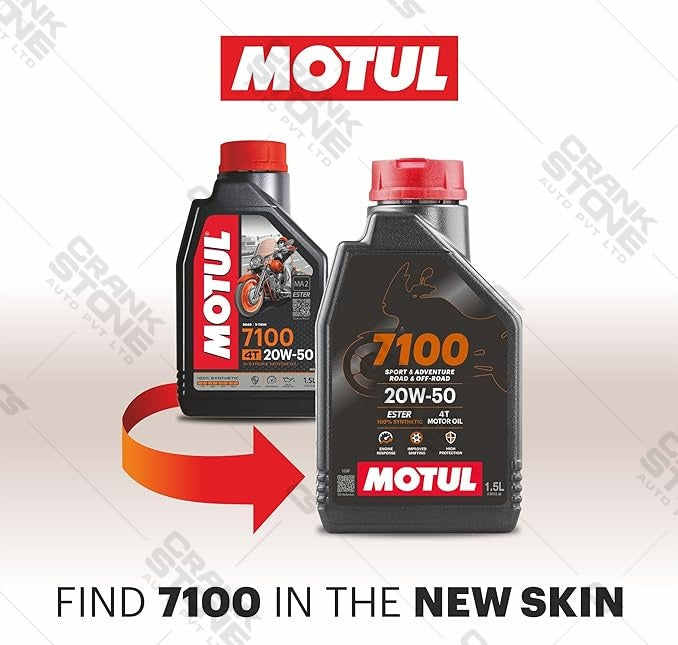 Fully Synthetic Engine Oil 7100 4T 20W50 1.5L