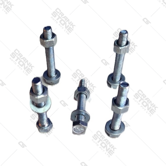 NUT BOLT WITH WASHERS NO 10 X 40 - APL 1366 - B1-7-1-D