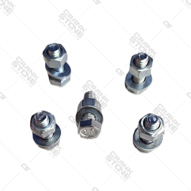 NUT BOLT WITH WASHERS NO 10 X 12 - APL 1372 - B1-7-1-B