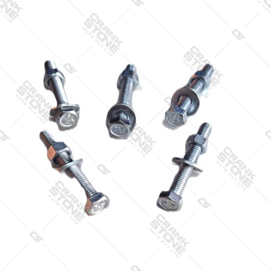 NUT BOLT WITH WASHERS NO 8 X 35  - APL 1374 - B1-7-4-D