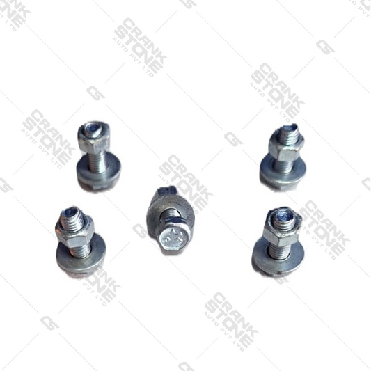 NUT BOLT WITH WASHERS NO 7 X 15 - APL 1379 - B1-7-5-B