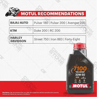 Fully Synthetic Engine Oil 7100 4T 20W50 1.5L