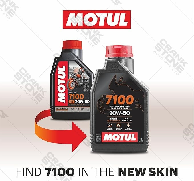 Fully Synthetic Engine Oil 7100 4T 20W50 1L