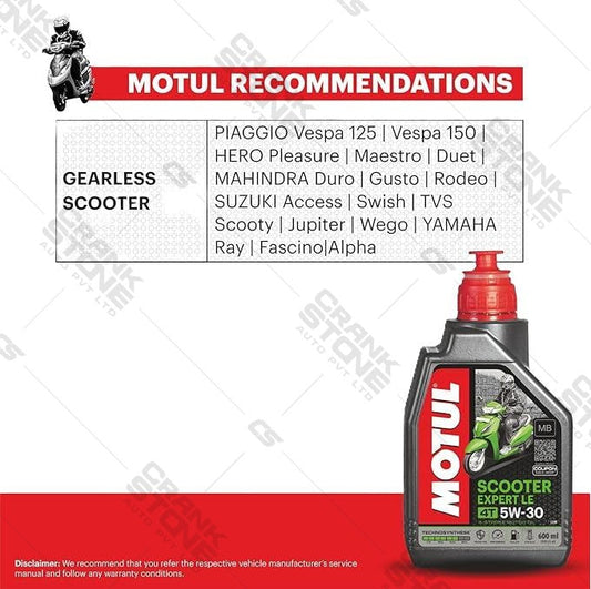 Engine Oil SCOOTER EXPERT LE 4T  5W30 600ML