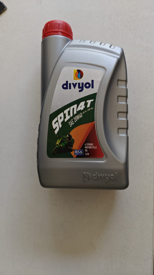 DIVYOL SPIN 4T Engine Oil 20W40 API SL 1L