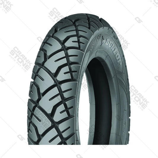 DUNLOP ACCELOGRIP FRONT & REAR TYRE - 90/100-10 - XB 7