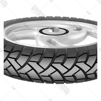 DUNLOP ACCELOGRIP REAR TYRE - 2.75-18 - XB 9