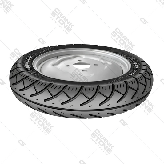 DUNLOP ACCELOGRIP FRONT & REAR TYRE -  80/100-17 - XD 5